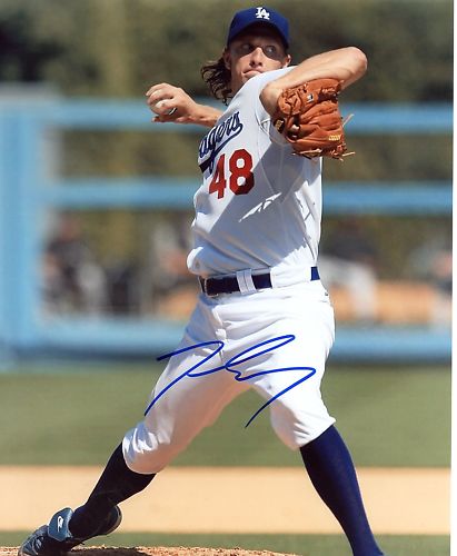 JOHN ELY LOS ANGELES DODGERS SIGNED 8X10