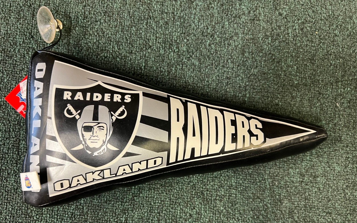 NFL FOOTBALL OAKLAND RAIDERS TEAM LOGO PENNANT PLUSH