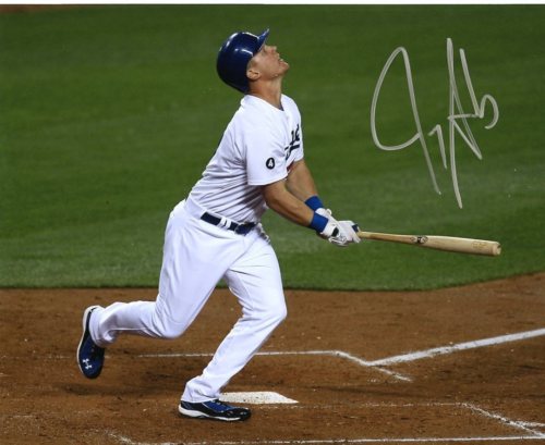 JERRY SANDS LOS ANGELES DODGERS SIGNED 8X10 PHOTO W/COA