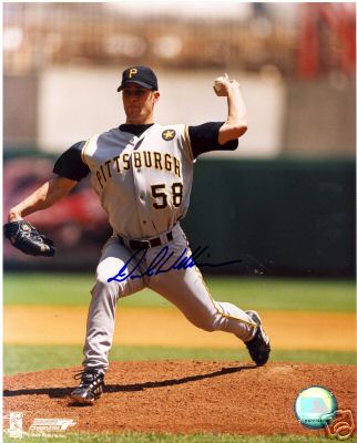 DAVE WILLIAMS PITTSBURGH PIRATES SIGNED 8X10 PHOTO