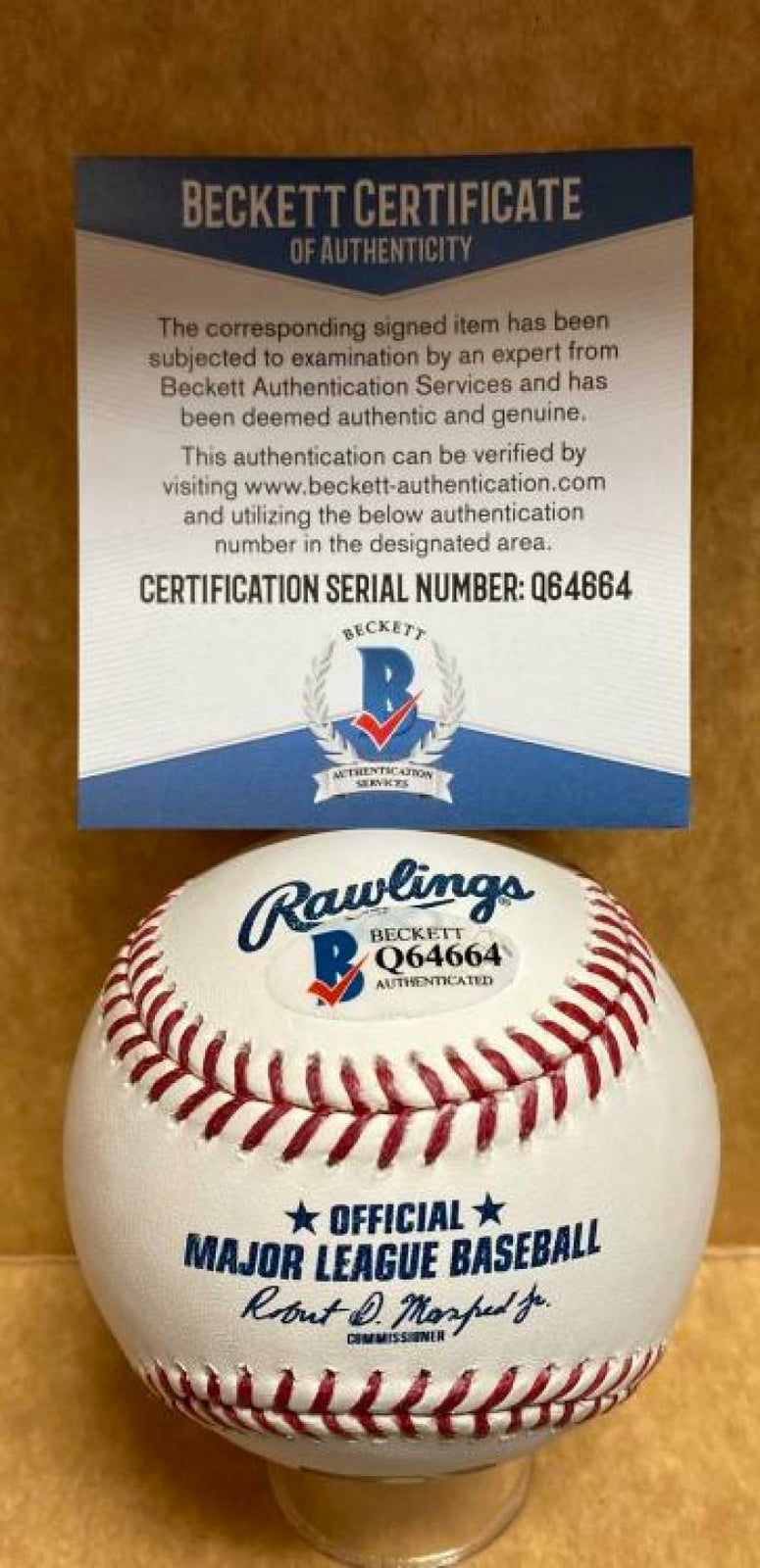 JEDD GYORKO CARDINALS/DODGERS SIGNED AUTOGRAPHED M.L. BASEBALL BECKETT Q64664