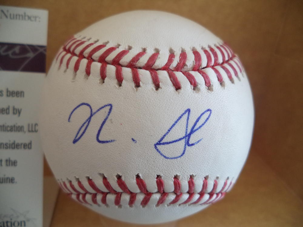 NICK SENZEL CINCINNATI REDS SIGNED AUTOGRAPHED M.L. BASEBALL JSA T67167