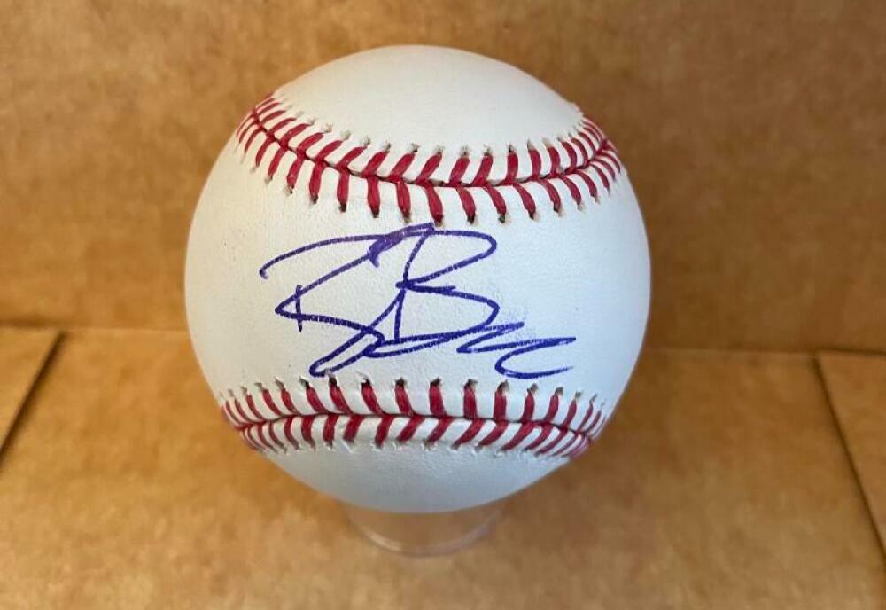 BEAU BURROWS DETROIT TIGERS ROOKIE YEAR SIGNED AUTO M.L. BASEBALL BAS R42221