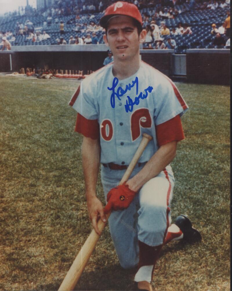 LARRY BOWA PHILLIES  SIGNED AUTOGRAPHED 8X10 PHOTO W/ COA