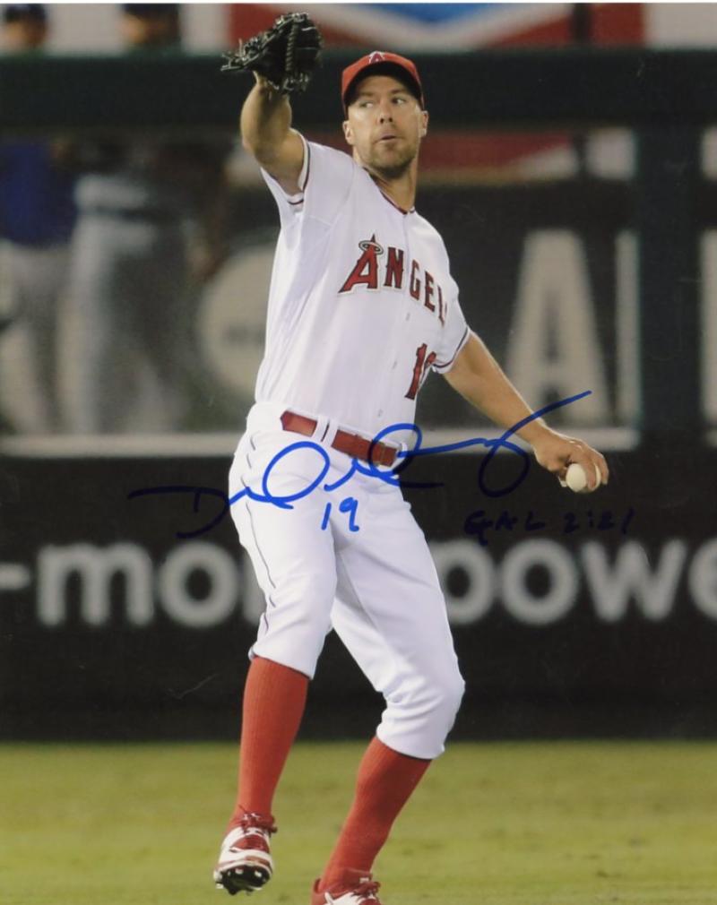 DAVID MURPHY LOS ANGELES ANGELS SIGNED AUTOGRAPHED 8X10 PHOTO W/COA