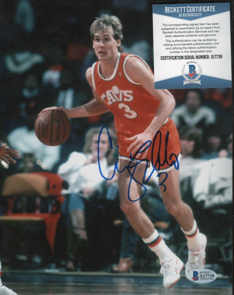 CRAIG EHLO CLEVELAND CAVALIERS  SIGNED AUTOGRAPHED 8X10 PHOTO BECKETT X17739