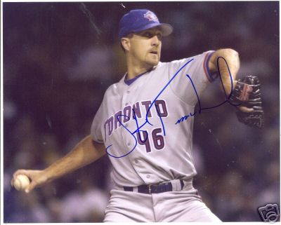 STEVE TRACHSEL TORONTO BLUE JAYS SIGNED 8X10 PHOTO COA