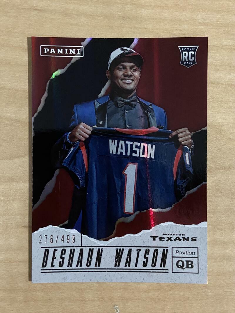 2017 PANINI FATHER'S DAY #38 DESHAUN WATSON ROOKIE /499 TEXANS 