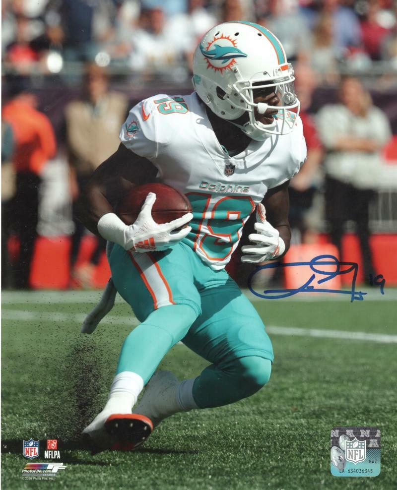 JAKEEM GRANT MIAMI DOLPHINS #19   SIGNED AUTOGRAPHED 8X10 PHOTO W/ COA