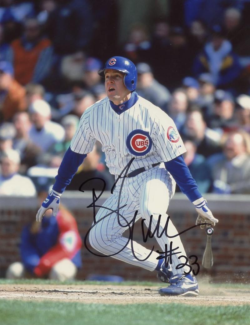 BILL MUELLER CHICAGO CUBS SIGNED 8X10 W/COA 