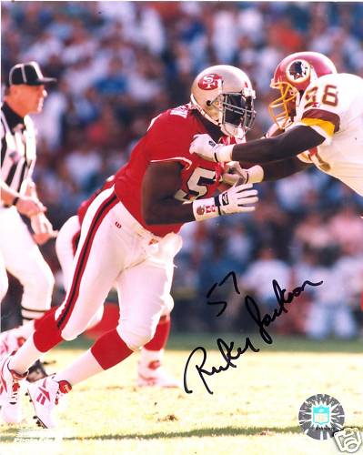 RICKEY JACKSON SAN FRANCISCO 49ERS SIGNED 8X10 PHOTO