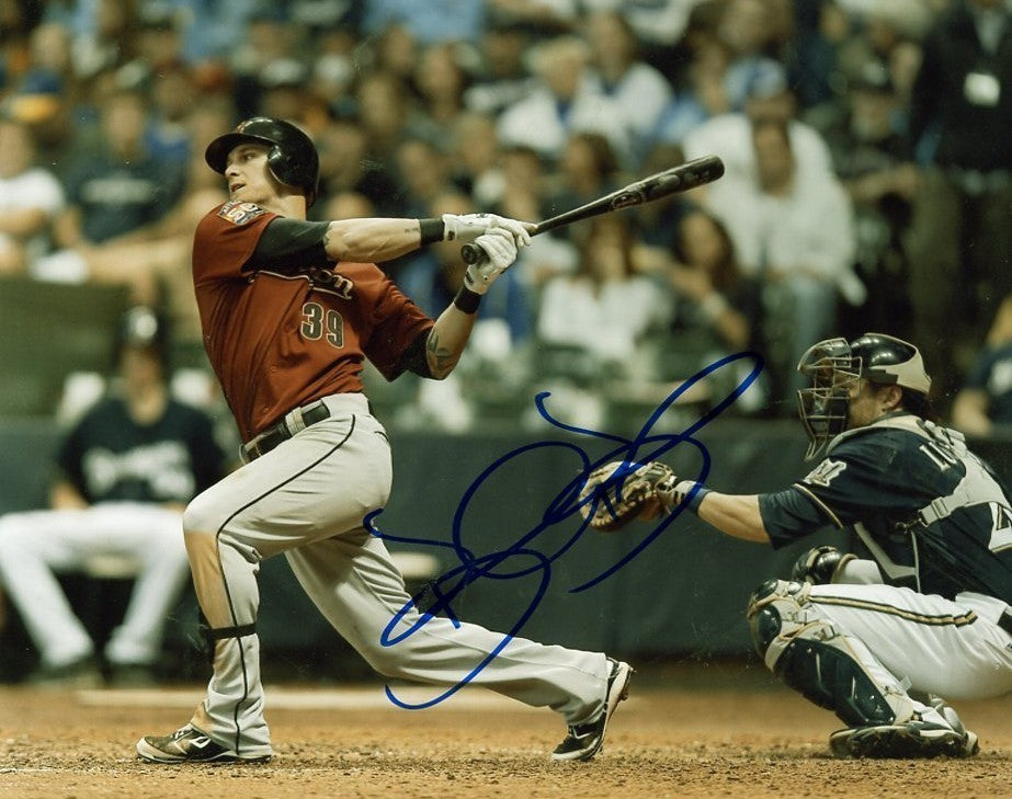 BRANDON  BARNES  HOUSTON ASTROS  BATTING   SIGNED  AUTOGRAPHED 8X10  PHOTO