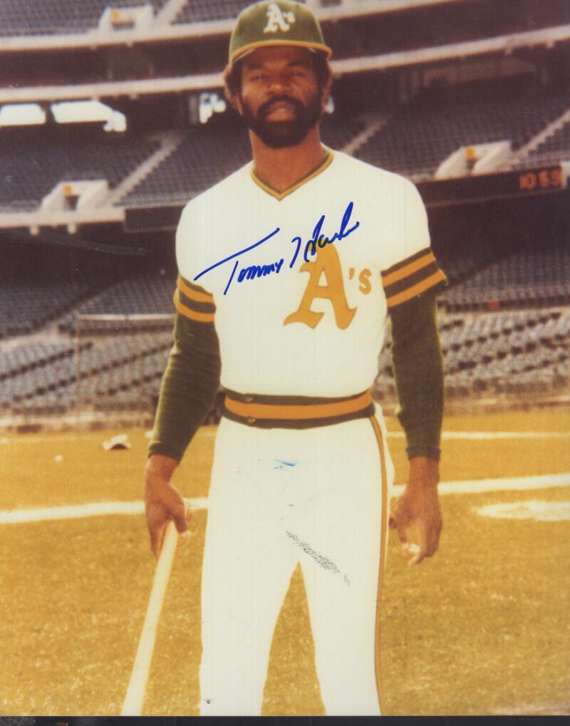 TOMMY HARPER A'S SIGNED AUTOGRAPHED 8X10 PHOTO W/ COA