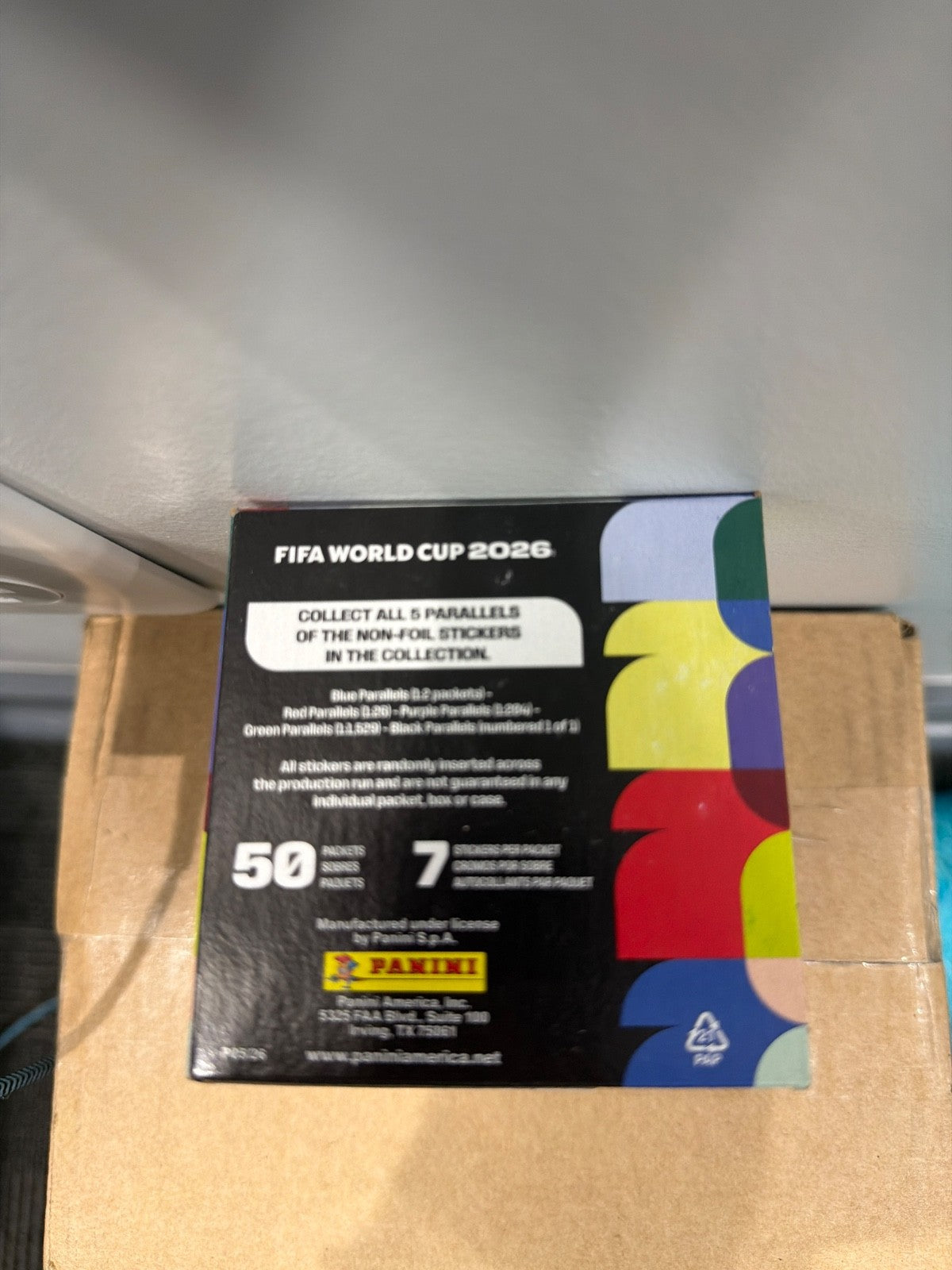 Panini FIFA World Cup 2026 Sticker Box 1 Box Sealed 50 packs
