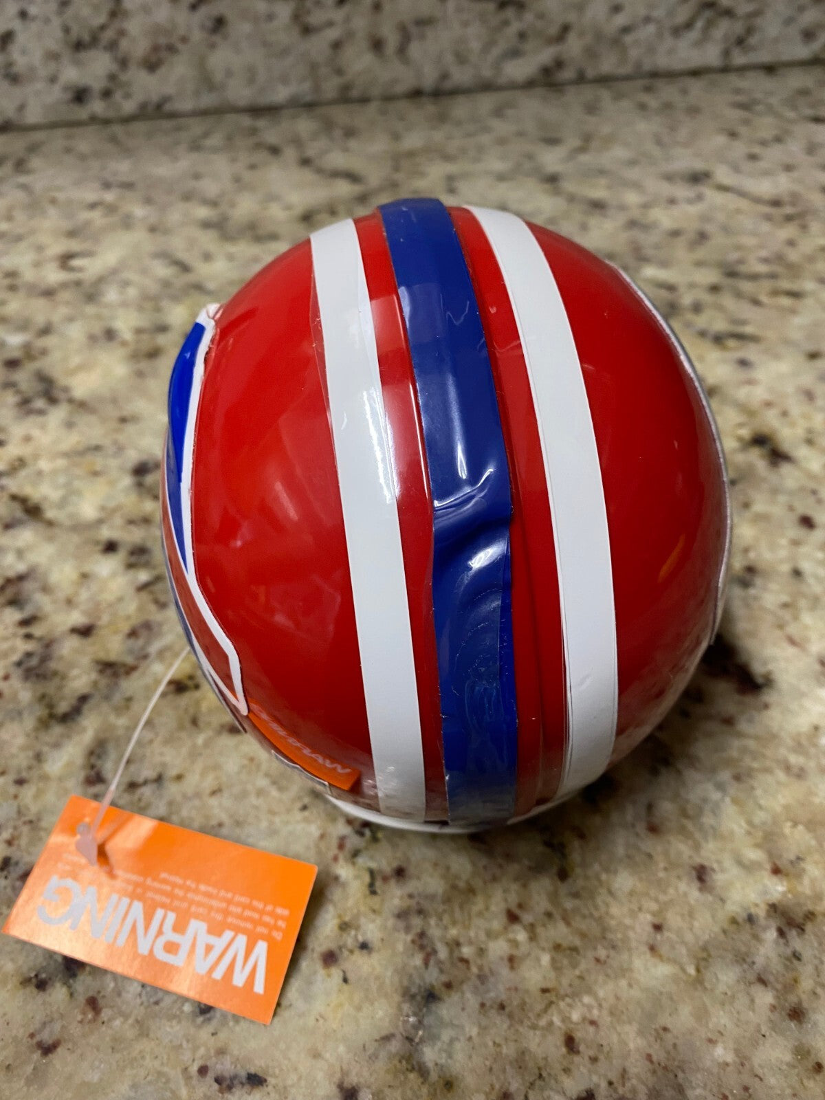 NFL BUFFALO BILLS FOOTBALL TEAM LOGO RIDDELL AUTHENTIC MINI HELMET UNSIGNED