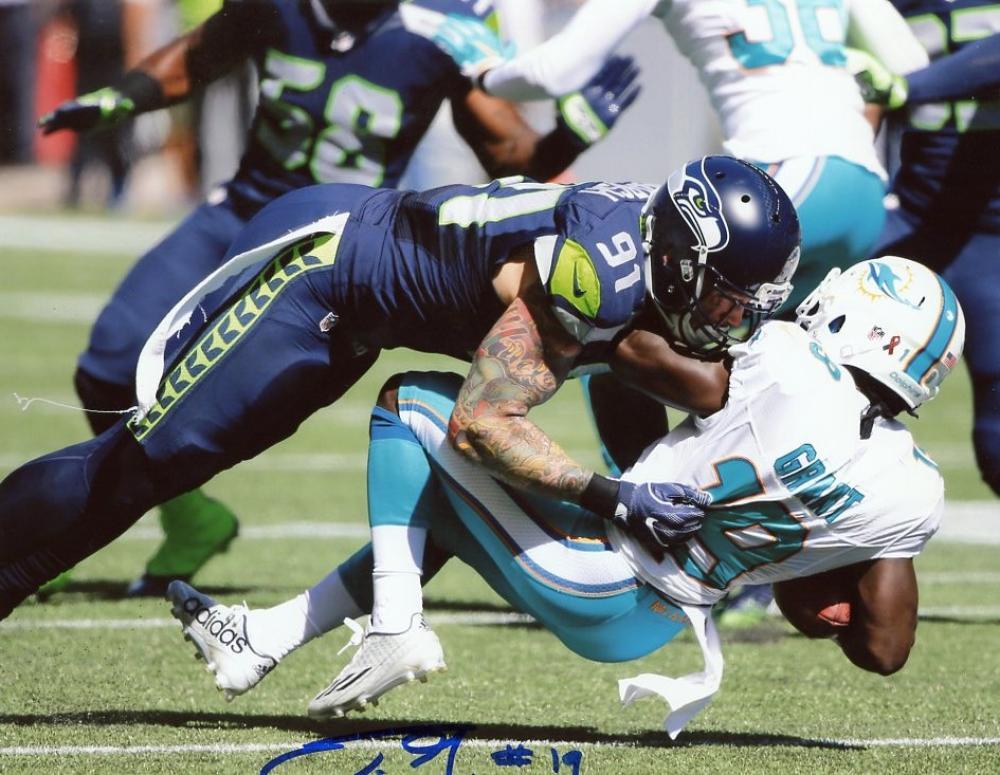 JAKEEM GRANT MIAMI DOLPHINS VS SEAHAWKS SIGNED 8X10 PHOTO W/ PHOTO PROOF