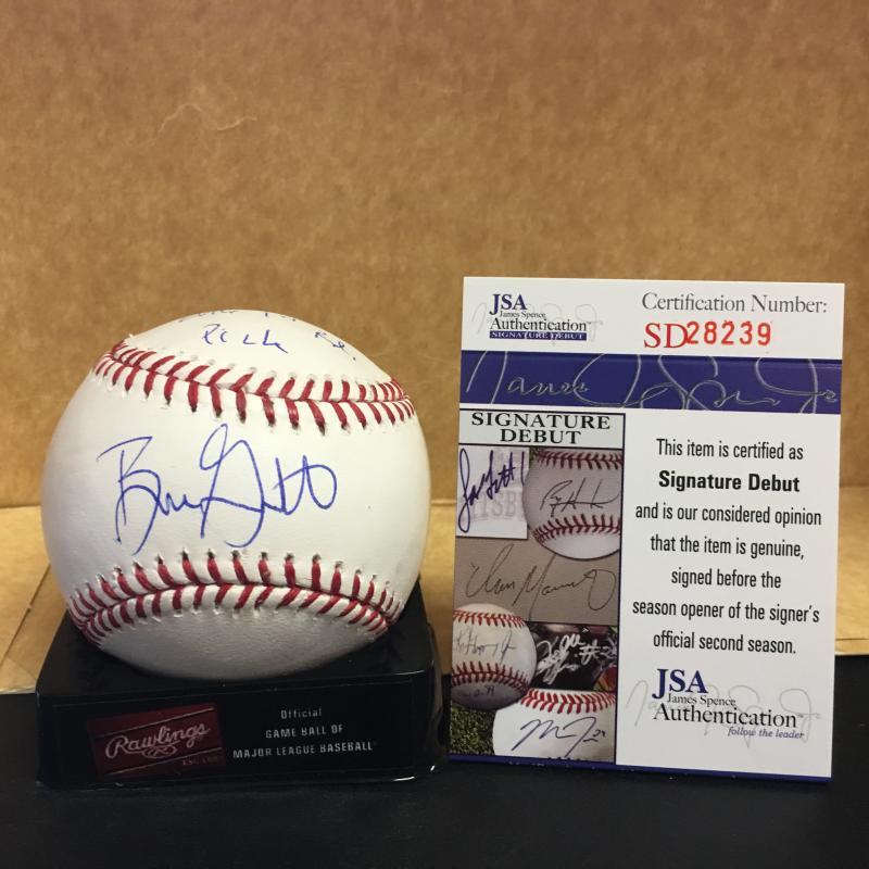 BRAXTON GARRETT MIAMI MARLINS 1ST ROUND PICK M.L. BASEBALL JSA SD28239