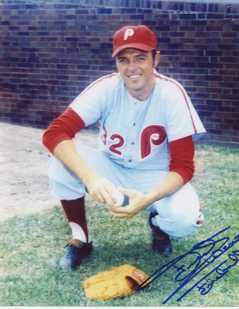 FRED WENZ PHILADELPHIA PHILLIES SIGNED 8X10 PHOTO W/COA