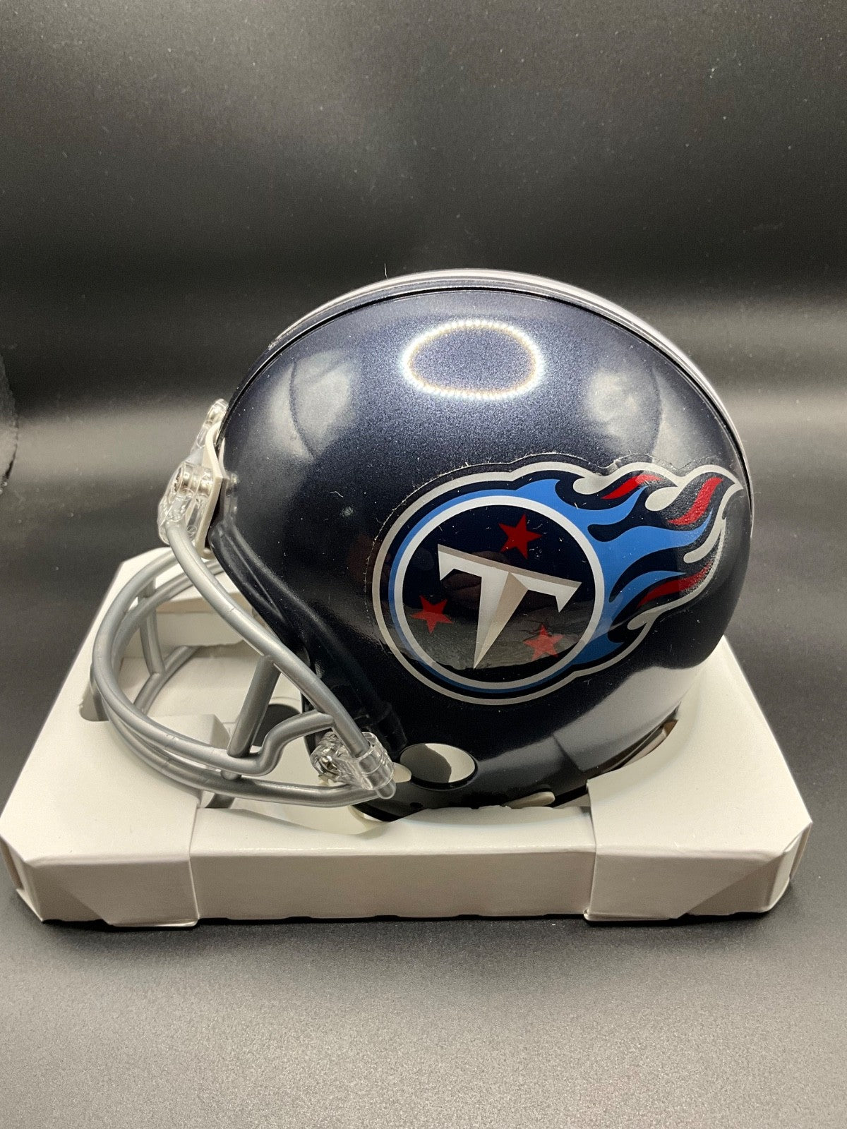 Josh Gordon Signed Tennessee Titans VSR-4 Riddell Mini Helmet Beckett Auto