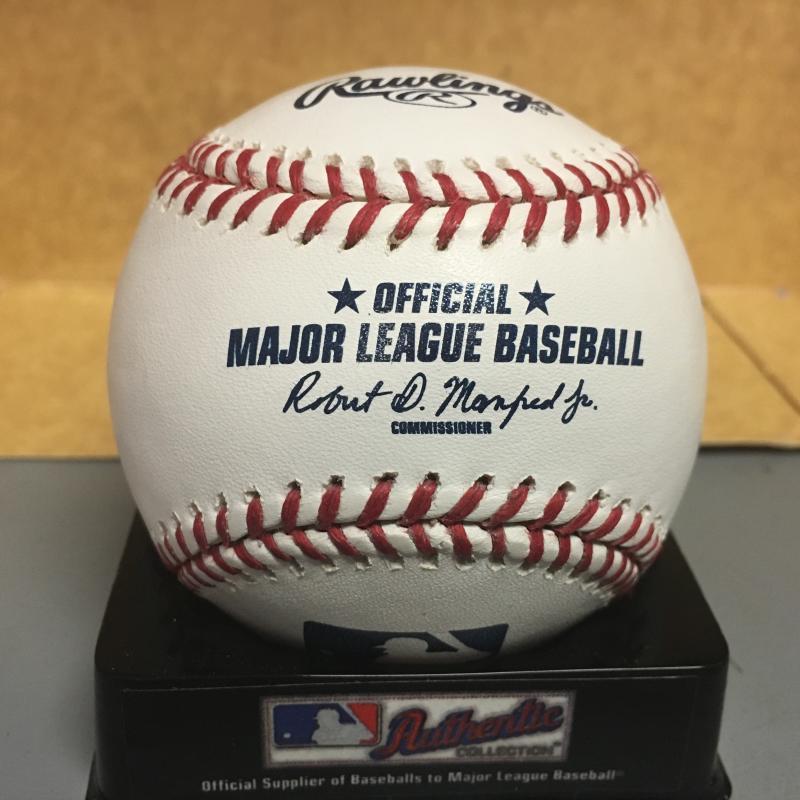 SCOTT CARROLL CHICAGO WHITE SOX M.L. SIGNED BASEBALL W/COA