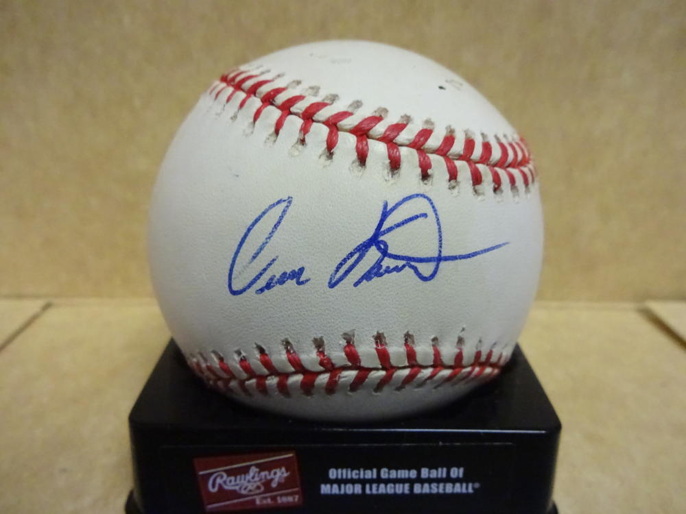 CESAR KING TEXAS RANGERS SIGNED A.L. BASEBALL W/COA