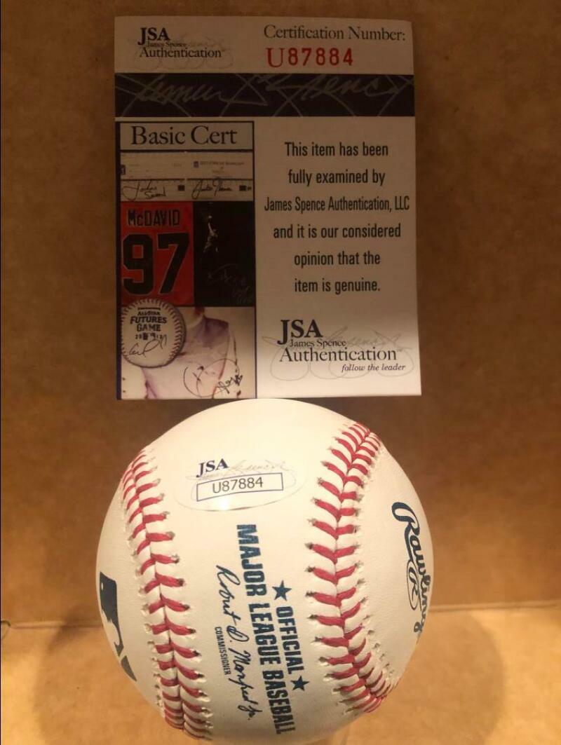 BRENDAN MCKAY TAMPA BAY RAYS 2017 1ST ROUND PICK SIGNED AUTO M.L BASEBALL JSA U8