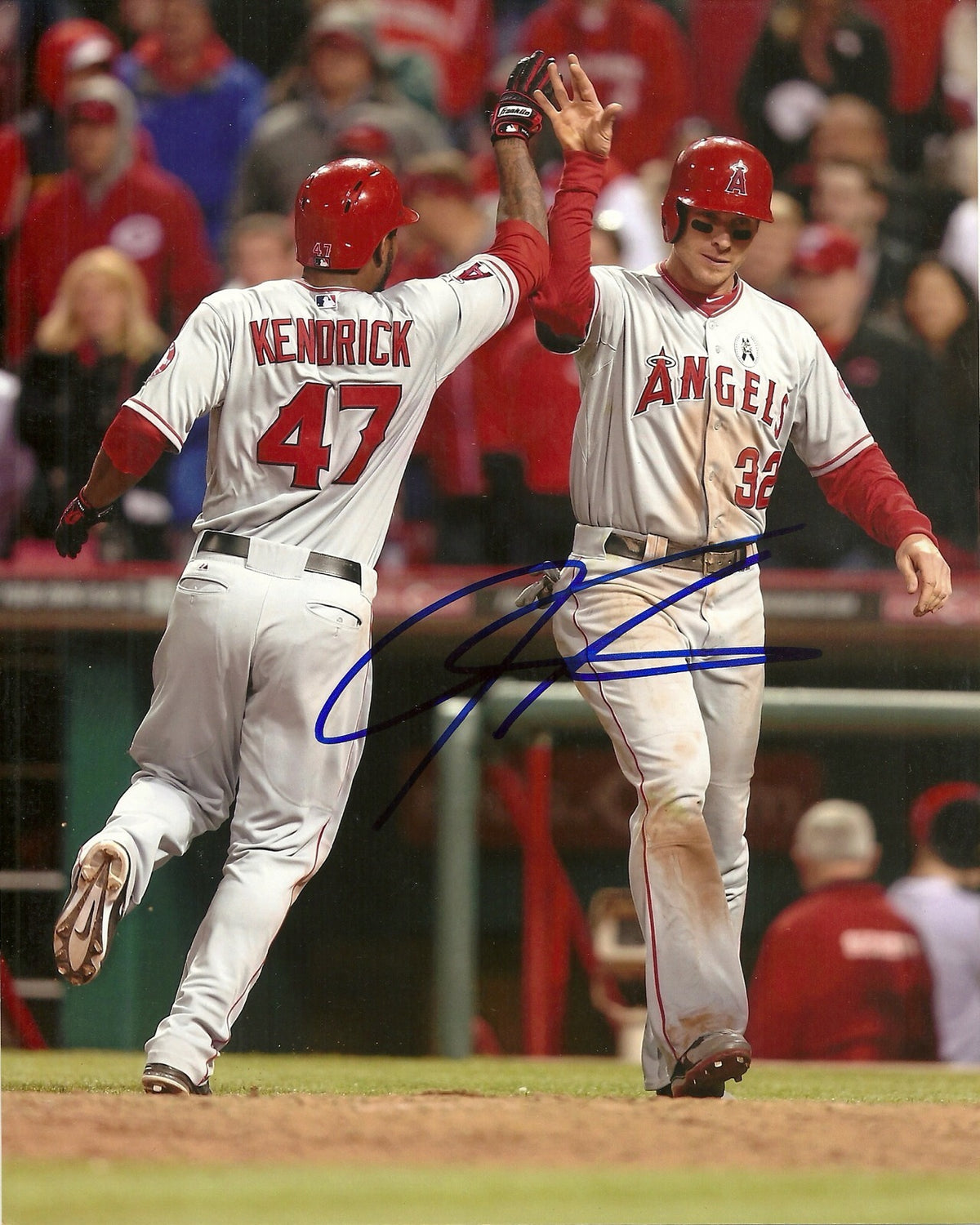 JOSH HAMILTON ANAHEIM ANGELS SIGNED AUTO 8x10 PHOTO W/COA