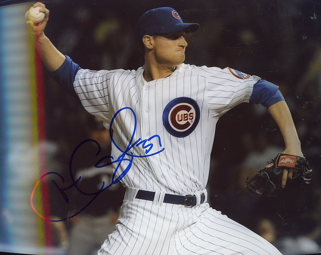 CHRIS  CARPENTER  CHICAGO  CUBS   SIGNED 8X10 PHOTO