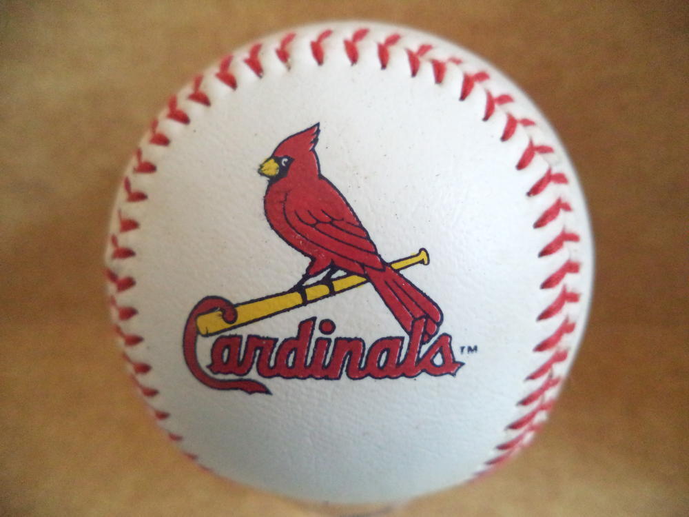 ST. LOUIS CARDINALS LOGO FOTOBALL BASEBALL GREAT COLOR 