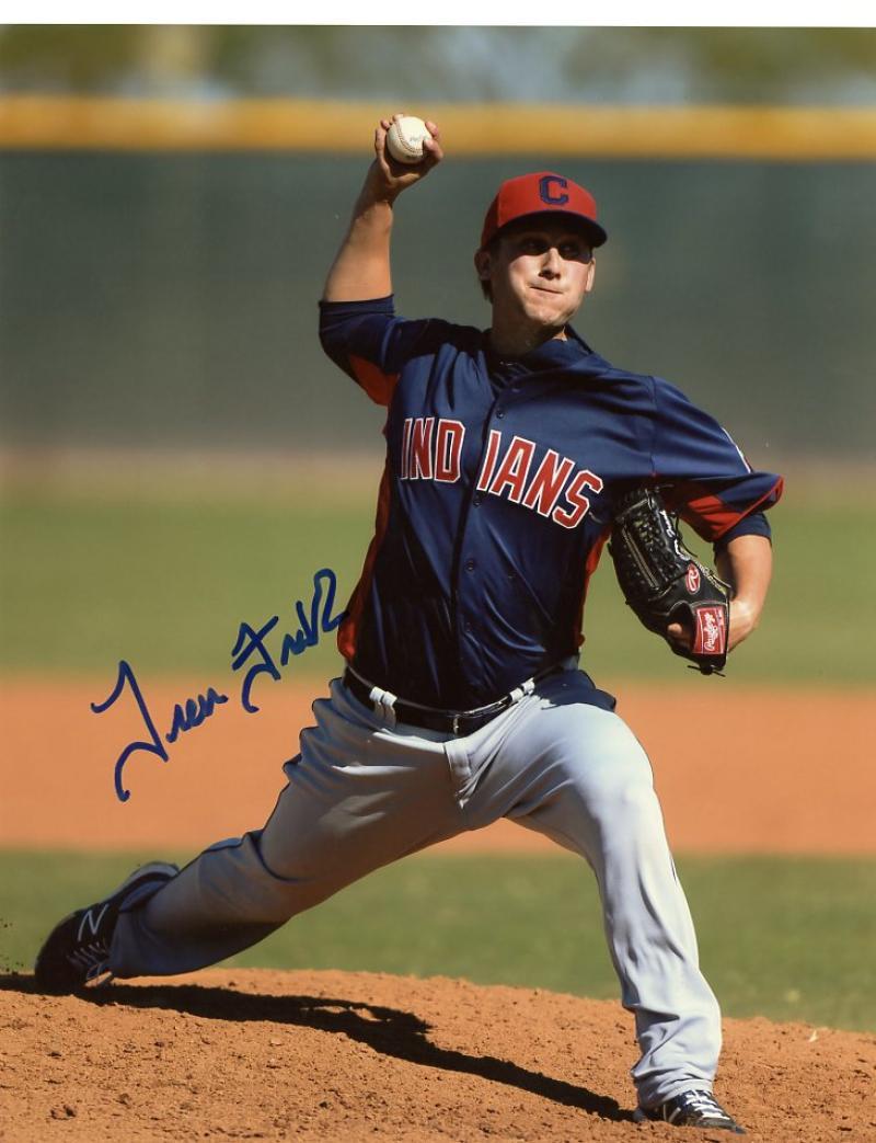 TREVOR FRANK CLEVELAND INDIANS SIGNED AUTOGRAPHED 8X10 PHOTO W/COA 