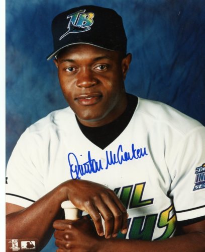 QUINTON MCCRACKEN TAMPA BAY RAYS SIGNED 8X10 PHOTO COA