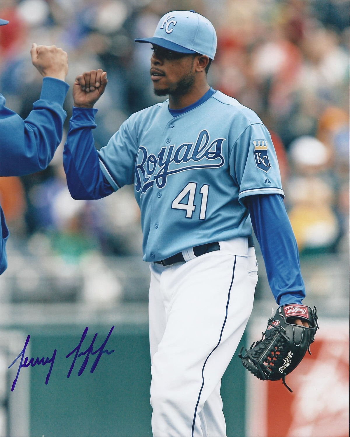 JEREMY JEFFERS KANSAS CITY ROYALS SIGNED AUTOGRAPHED 8X10 PHOTO W/COA