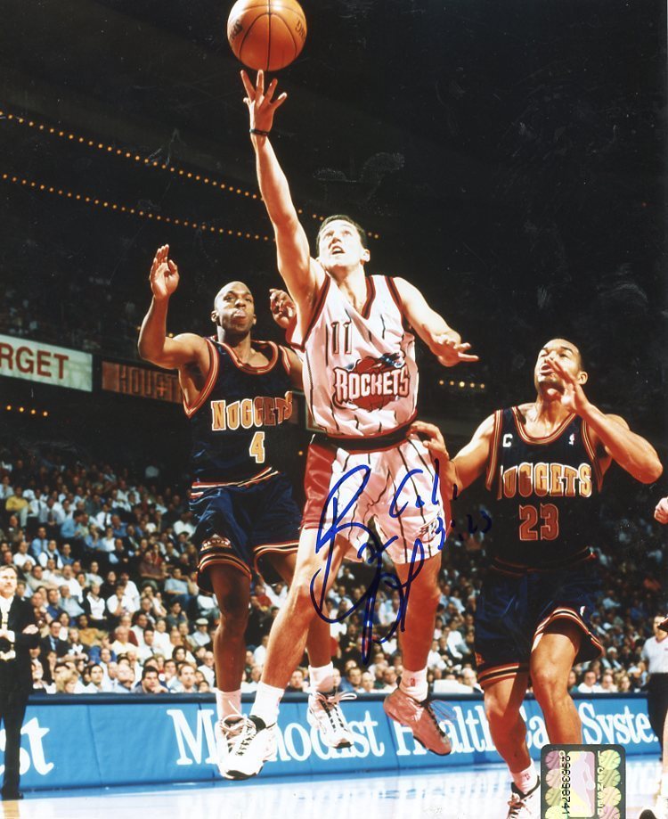 BRYCE DREW ACTION HOUSTON ROCKETS SIGNED AUTOGRAPHED 8X10 PHOTO W/COA