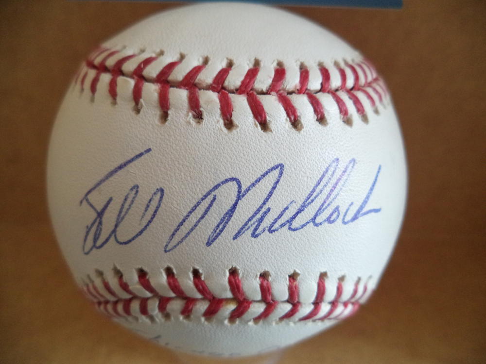 BILL MADLOCK CHICAGO CUBS BATTING CHAMP 75,76 SIGNED ML BASEBALL BECKETT D27100