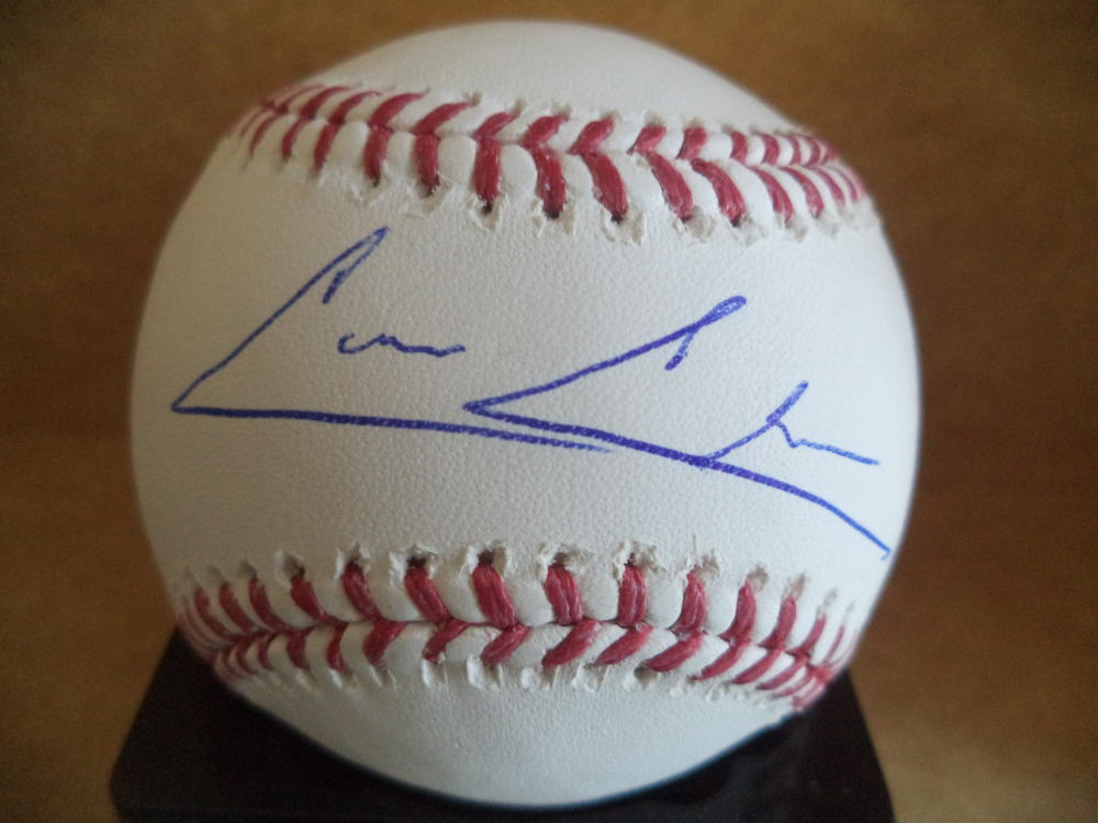 C.J. CHATHAM BOSTON RED SOX SIGNED AUTOGRAPHED M.L. BASEBALL W/COA 