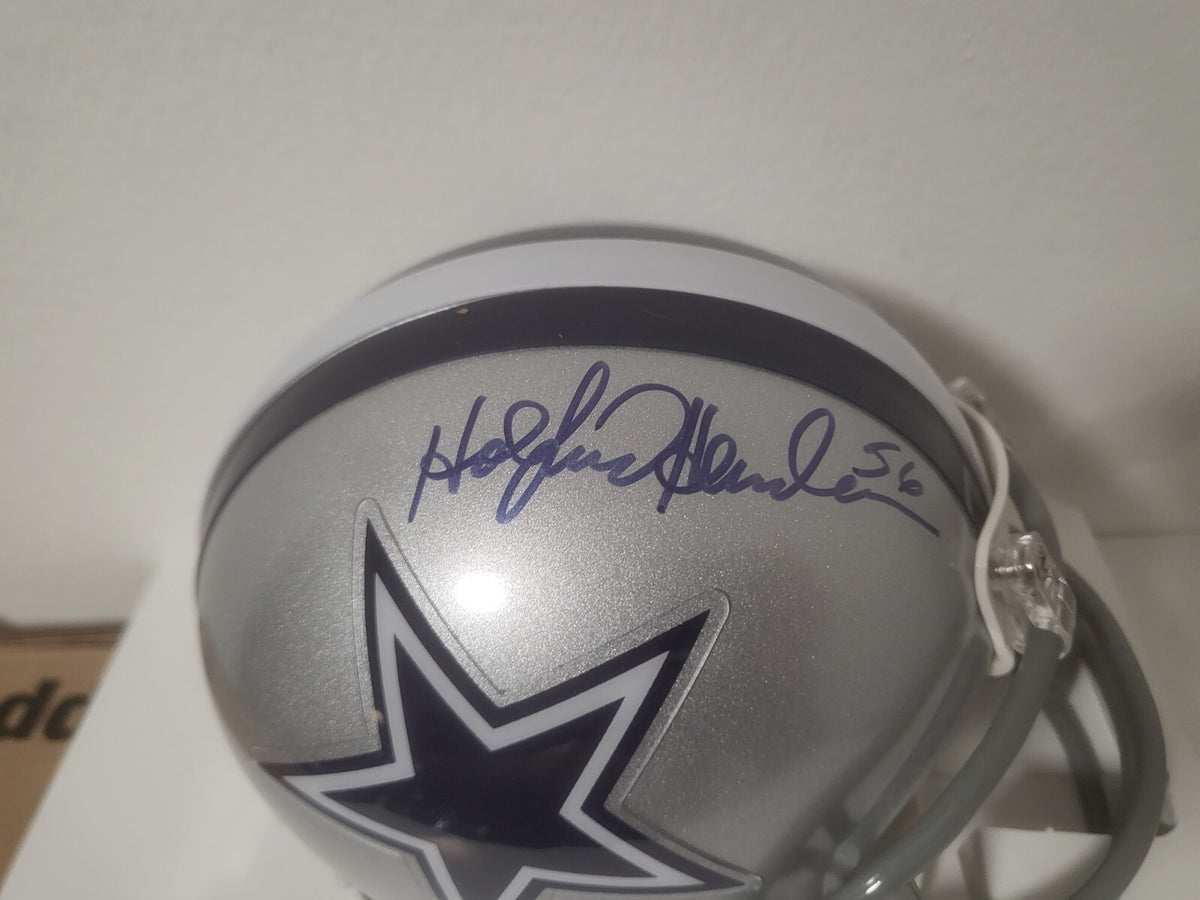 HOLLYWOOD HENDERSON DALLAS COWBOYS SIGNED AUTO RIDDELL MINI HELMET BECKETT