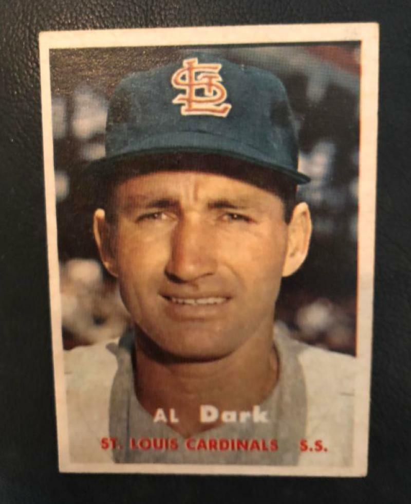 1957 TOPPS AL DARK ST. LOUIS CARDINALS #98 VINTAGE 