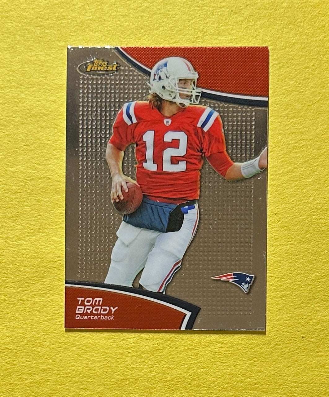 2011 TOPPS FINEST TOM BRADY BASE #70 PATRIOTS
