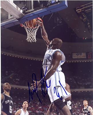 ADONAL FOYLE ORLANDO MAGIC SIGNED 8X10 PHOTO W/COA