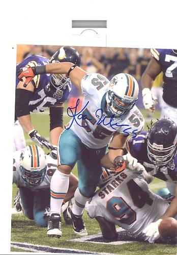 KOA  MISI  UTAH/DOLPHINS  SIGNED 8X10 PHOTO