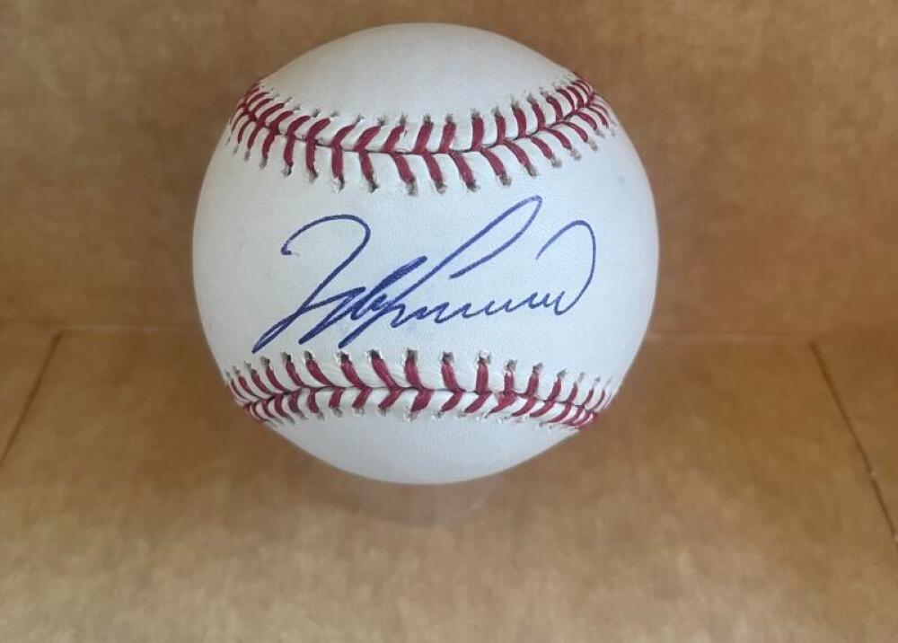 MIKE LIEBERTHAL PHILLIES RED SOX SIGNED AUTOGRAPHED M.L. BASEBALL BECKETT AUTH