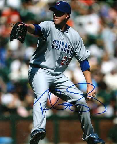 TOM GORZELLANY    CHICAGO  CUBS  SIGNED  8X10 PHOTO