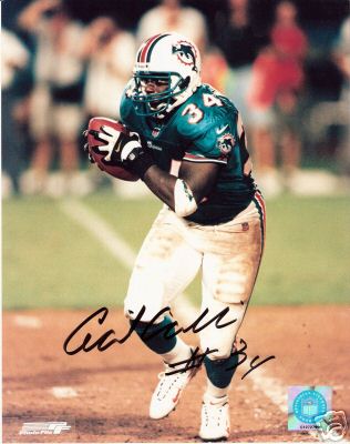 CECIL COLLINS   MIAMI DOLPHINS   SIGNED 8X10 PHOTO