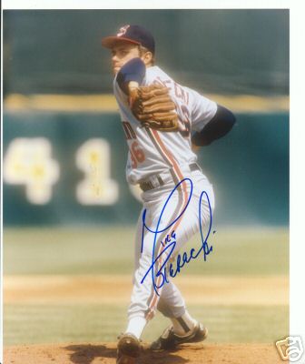 MIKE BIELECKI CLEVELAND INDIANS SIGNED 8X10 PHOTO W/COA