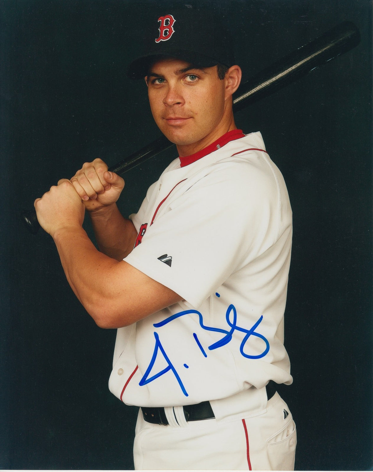 JEFF BAILEY BOSTON RED SOX SIGNED AUTOGRAPHED 8X10 PHOTO W/COA