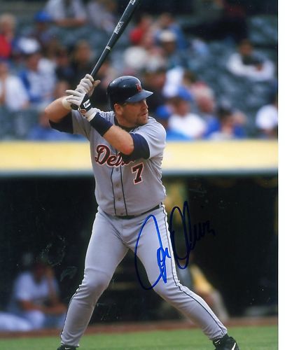 JOE OLIVER      DETROIT  TIGERS  SIGNED  8X10 PHOTO