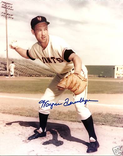 WAYNE  TERWILLIGER  NEW YORK GIANTS   SIGNED 8X10 PHOTO