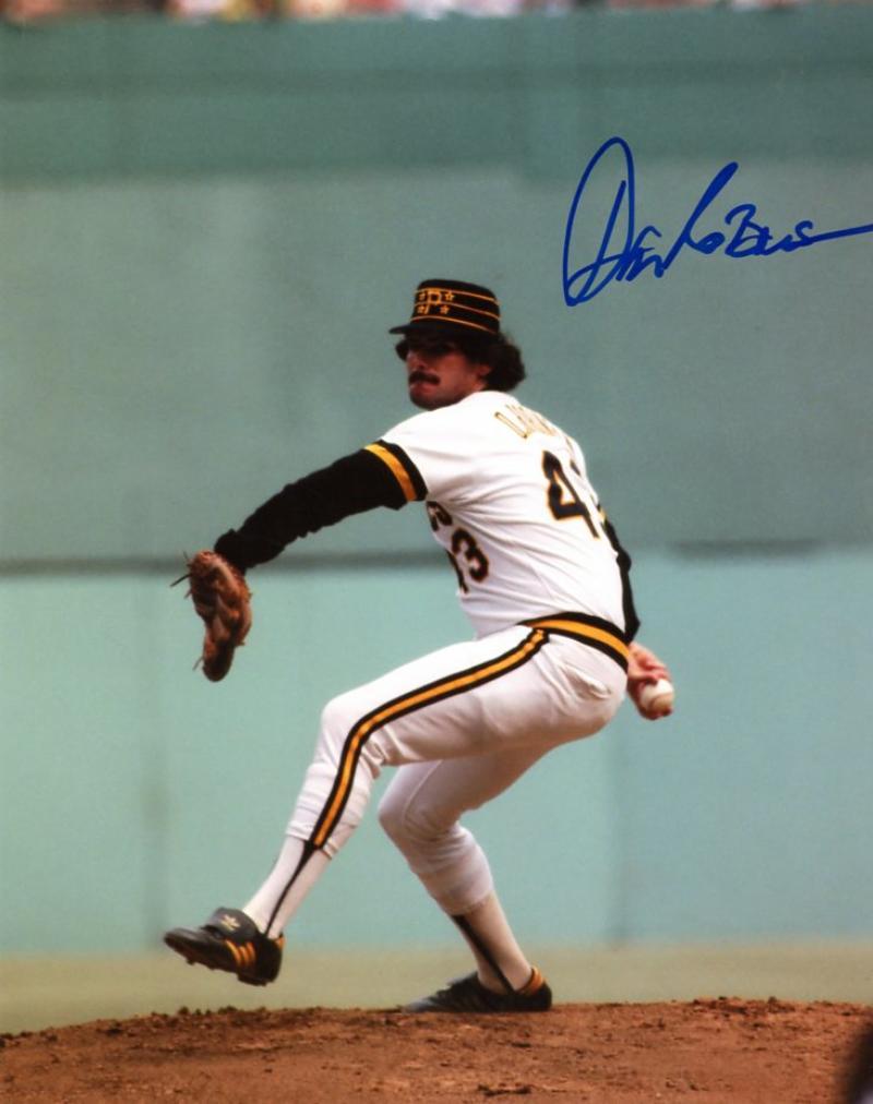 DON ROBINSON PITTSBURGH PIRATES ACTION SIGNED 8X10 PHOTO W/COA