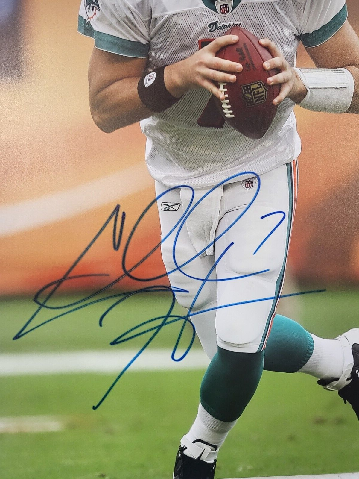 CHAD HENNE MIAMI DOLPHINS SIGNED AUTOGRAPHED 16X20 PHOTO W/COA *