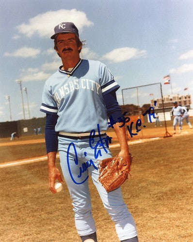 CRAIG  EATON  KC  ROYALS   SIGNED 8X10  PHOTO